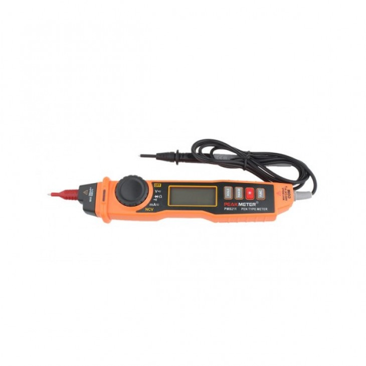 Tester digital tip creion, fara contact, marca PEAKMETER PM8211, masurare tensiune, intensitate, rezistenta