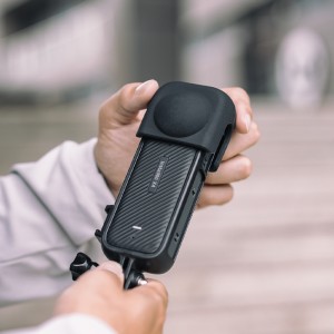 Protector Surewo pentru lentilele panoramice ale camerei Insta 360 X4, silicon