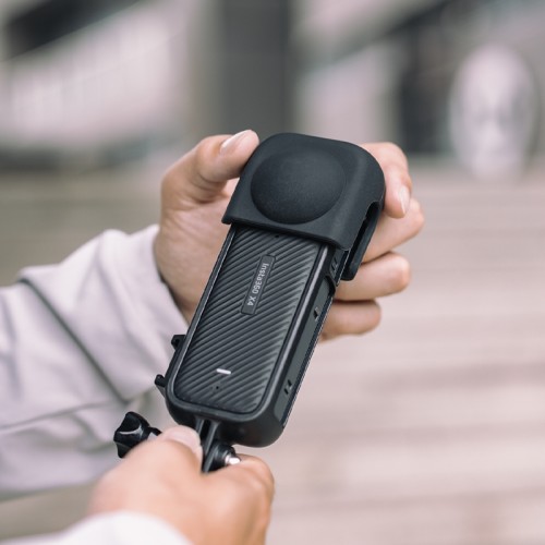 Protector Surewo pentru lentilele panoramice ale camerei Insta 360 X4, silicon