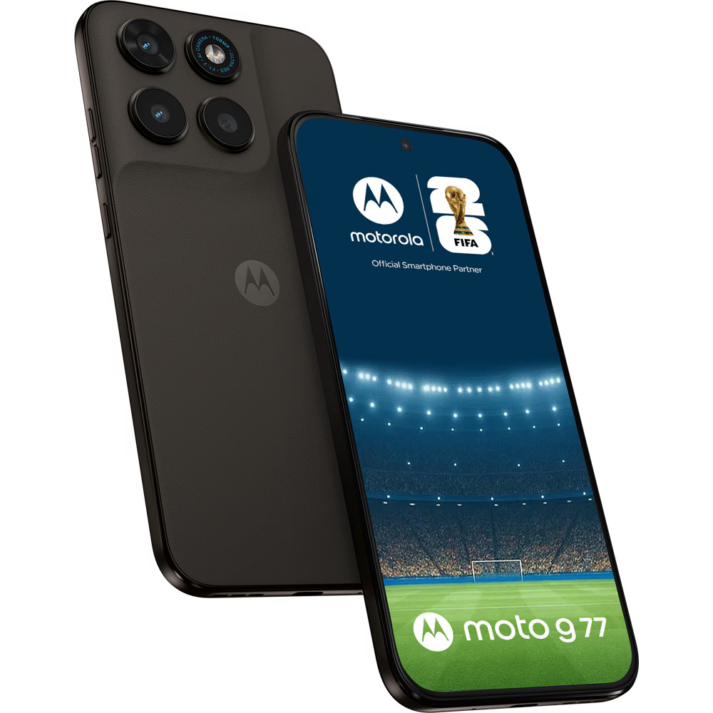Telefon MOTOROLA G77, 256GB, 8GB RAM, Dual SIM, Black Olive