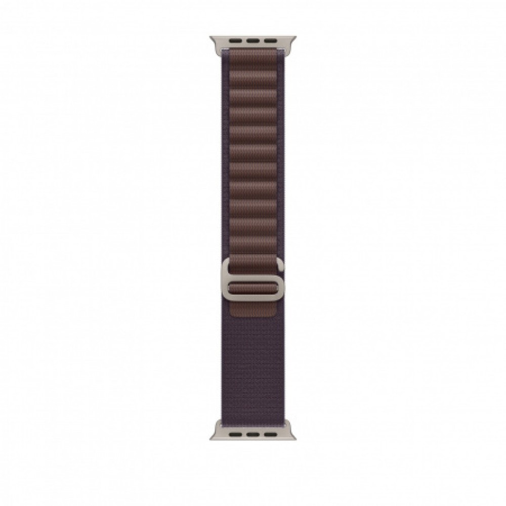 Curea smartwatch, THD, Alpine Loop, compatibila Apple Watch Ultra3 49 mm, Apple Watch 46 mm seria 11, Apple Watch SE3, catarama gri, indigo
