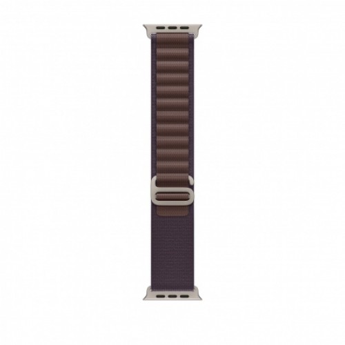 Curea smartwatch, THD, Alpine Loop, compatibila Apple Watch Ultra3 49 mm, Apple Watch 46 mm seria 11, Apple Watch SE3, catarama gri, indigo