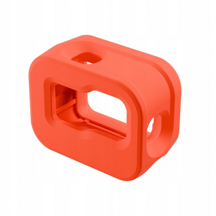 Husa plutitor, Telesin, compatibil camera sport GoPro Hero 13, GoPro Hero 12, 11,10, portocaliu