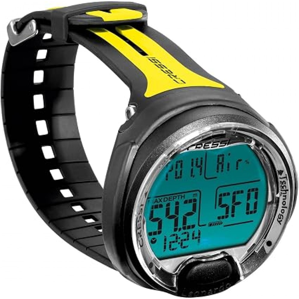 Computer de scufundari Cressi Leonardo, Air/Nitrox, mod gauge, afisaj digital, rezistent la apa, livrare 7-9 zile