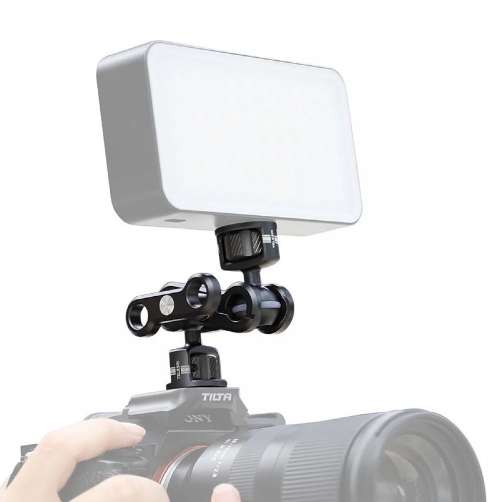 Brat articulat Telesin montare accesorii la camera foto DSLR, negru