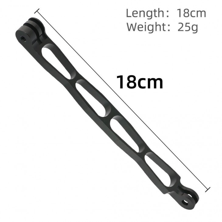 Brat prelungitor, Surewo, pentru filmare panaramica cu Insta360 X4, GoPro Hero 13, DJI Osmo Action 5 Pro, DJI Osmo Action 4, aluminiu