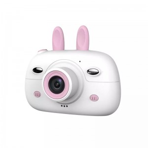 Camera foto digitala pentru copii, THD Rabbit Y6, rezolutie foto 20 megapixeli, video 1080p, alba