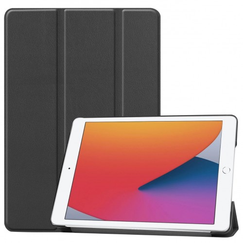 Carcasa neagra THD Smart Case pentru tableta Apple iPad 10.2 inch, generatia 9 (2021) si generatia 8 (2020)