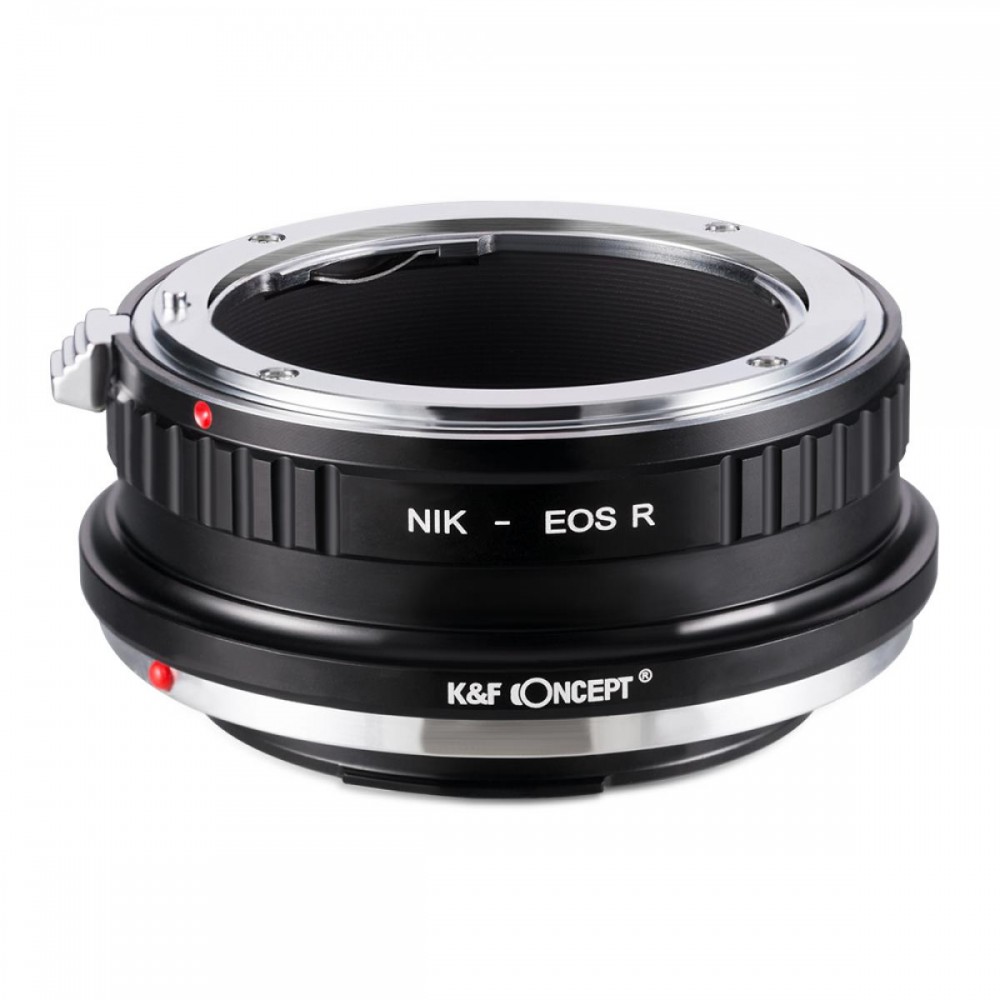 Adaptor montura K&F Concept Nikon-EOS R de la Nikon AI la Canon EOS R