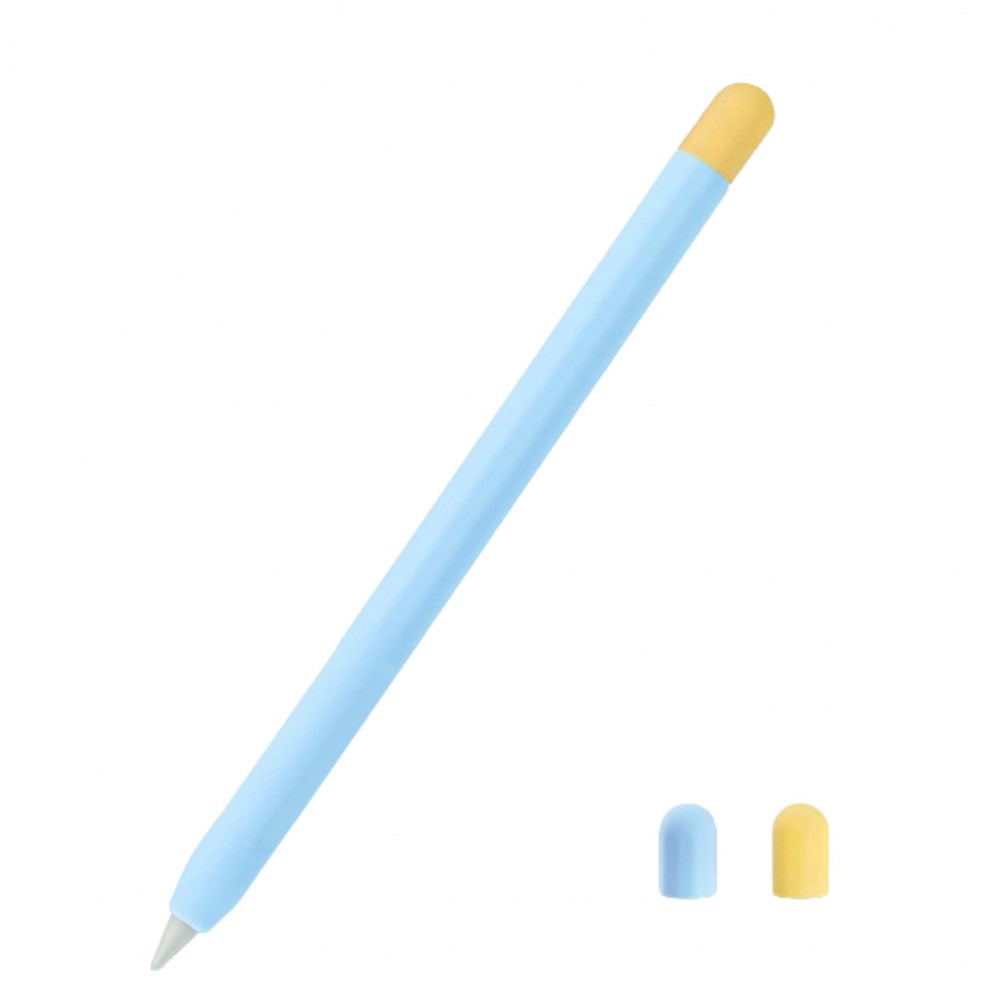 Husa THD pentru Apple Pencil 2, silicon flexibil, albastru deschis