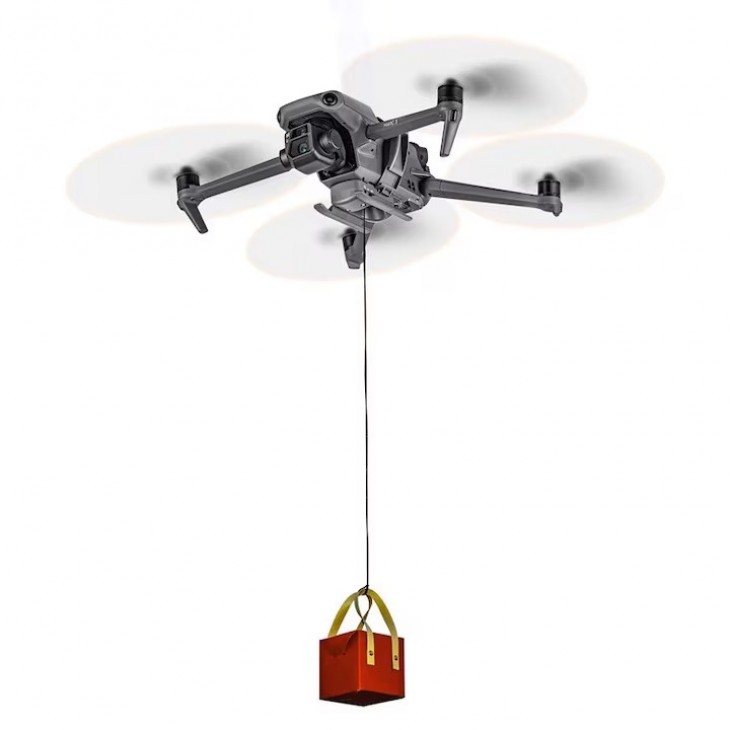 Tren de aterizare cu sistem de eliberare a incarcaturii pentru drona DJI Mavic 3, iluminare LED, conector 1/4 accesorii foto