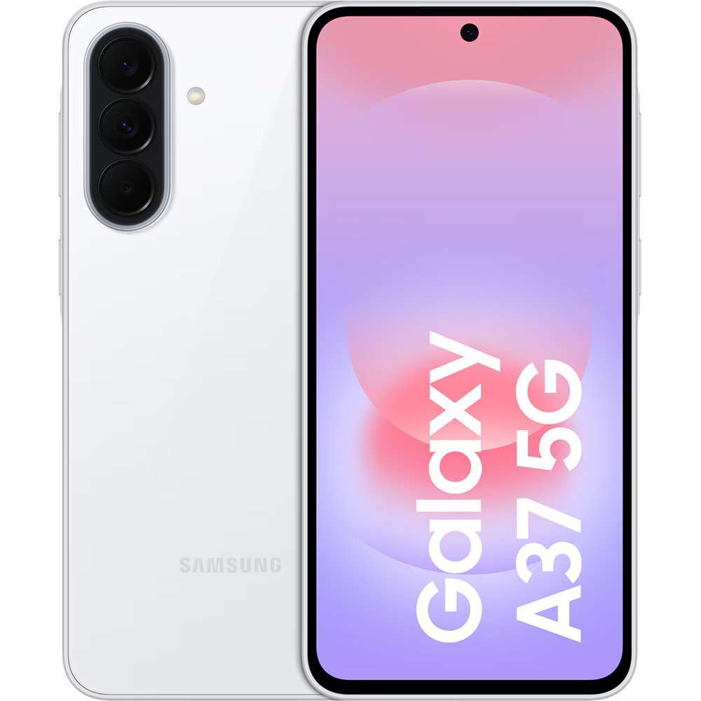 Telefon SAMSUNG Galaxy A37 5G, 128GB, 6GB RAM, Dual SIM, Awesome White