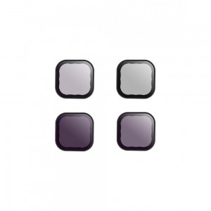 Set profesional 4 filtre marca Telesin pentru camera camera GoPro Hero 10 CPL, ND8, ND16, ND32