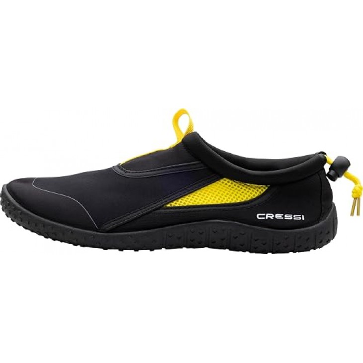 Pantofi de apa Cressi Coco, unisex, drenaj rapid, uscare rapida, talpa flexibila antiderapanta, inchidere elastica, clip pentru calcai, marimea EU 36-45