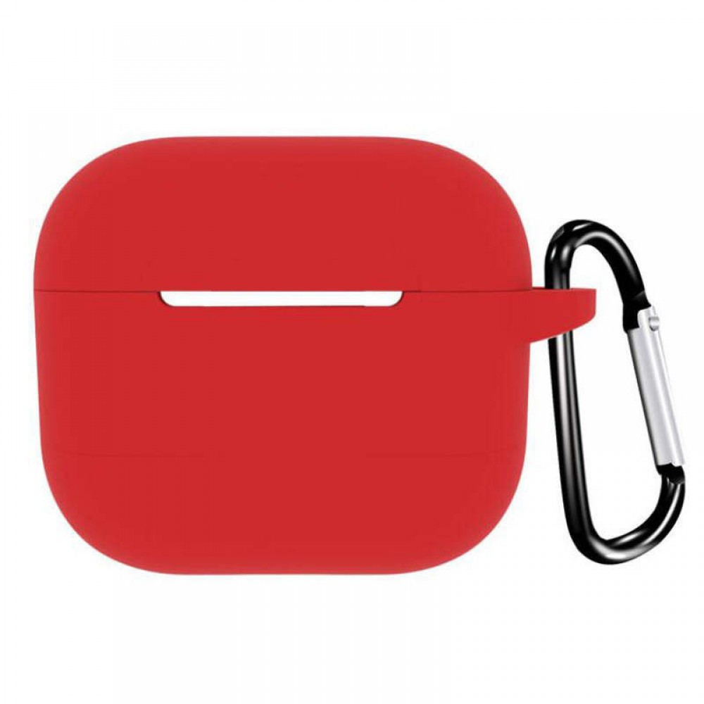 Husa din silicon marca THD pentru castile wireless Apple Airpods 3, culoarea rosu
