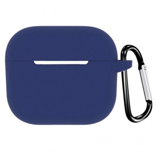 Husa din silicon marca THD pentru castile wireless Apple Airpods 3, culoarea albastru midnight