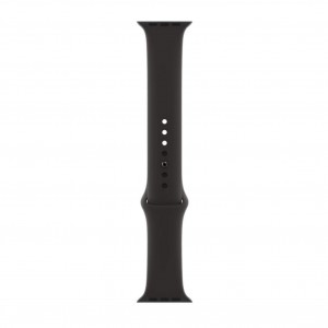 Curea silicon marca THD pentru Apple Watch 45 mm seria 7 si seria 8, marimea M/L, culoarea neagra