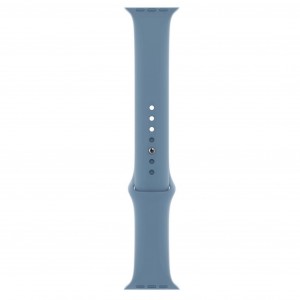 Curea silicon marca THD pentru Apple Watch 45 mm seria 7 si seria 8, marimea M/L, culoarea albastru nordic