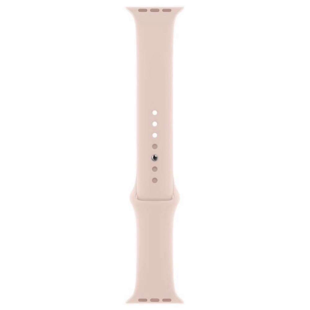 Curea silicon marca THD pentru Apple Watch 41 mm seria 7 si seria 8, marimea S/M, roz pink sand