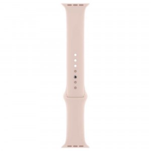 Curea silicon marca THD pentru Apple Watch 41 mm seria 7 si seria 8, marimea S/M, roz pink sand