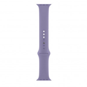 Curea silicon marca THD pentru Apple Watch 41 mm seria 7 si seria 8, marimea S/M, mov lavanda