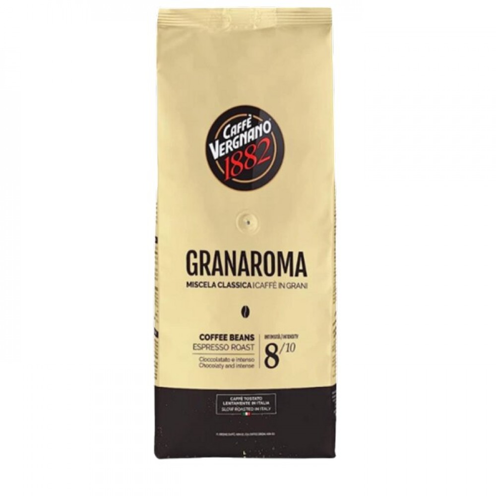 Cafea boabe, Vergnano Gran Aroma, punga 1kg